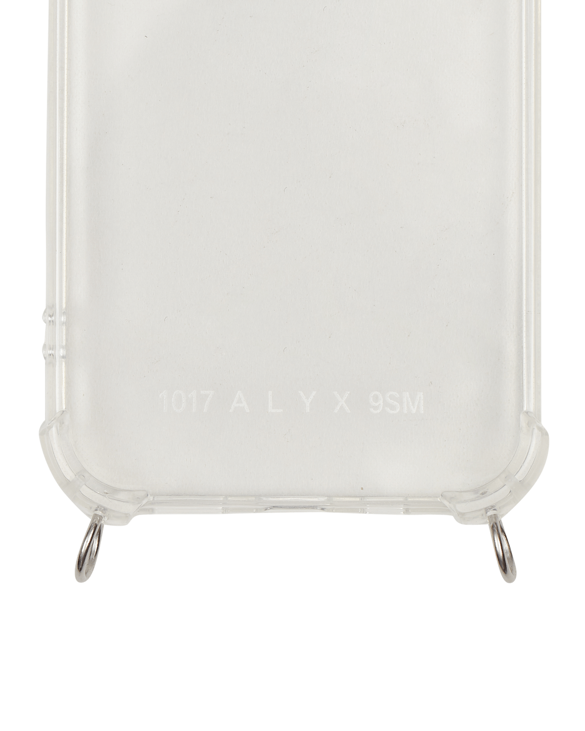 1017 Alyx 9SM Iphone Case 11 W Small Chunky Chain Trasparent/Silver Tech and Audio Phone Cases AAUTH0012OT08 MTY0001