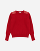 Slam Jam Wool Roundneck Military Sweater Red