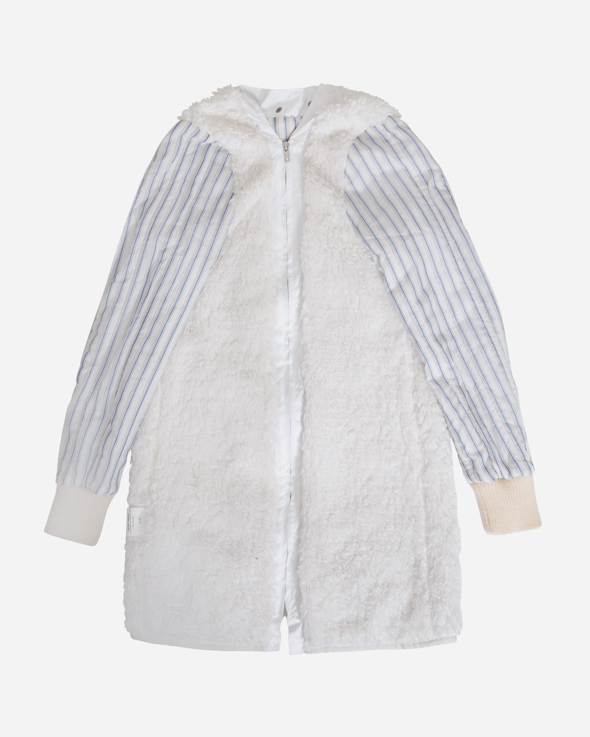 Double Parka Long Jacket White