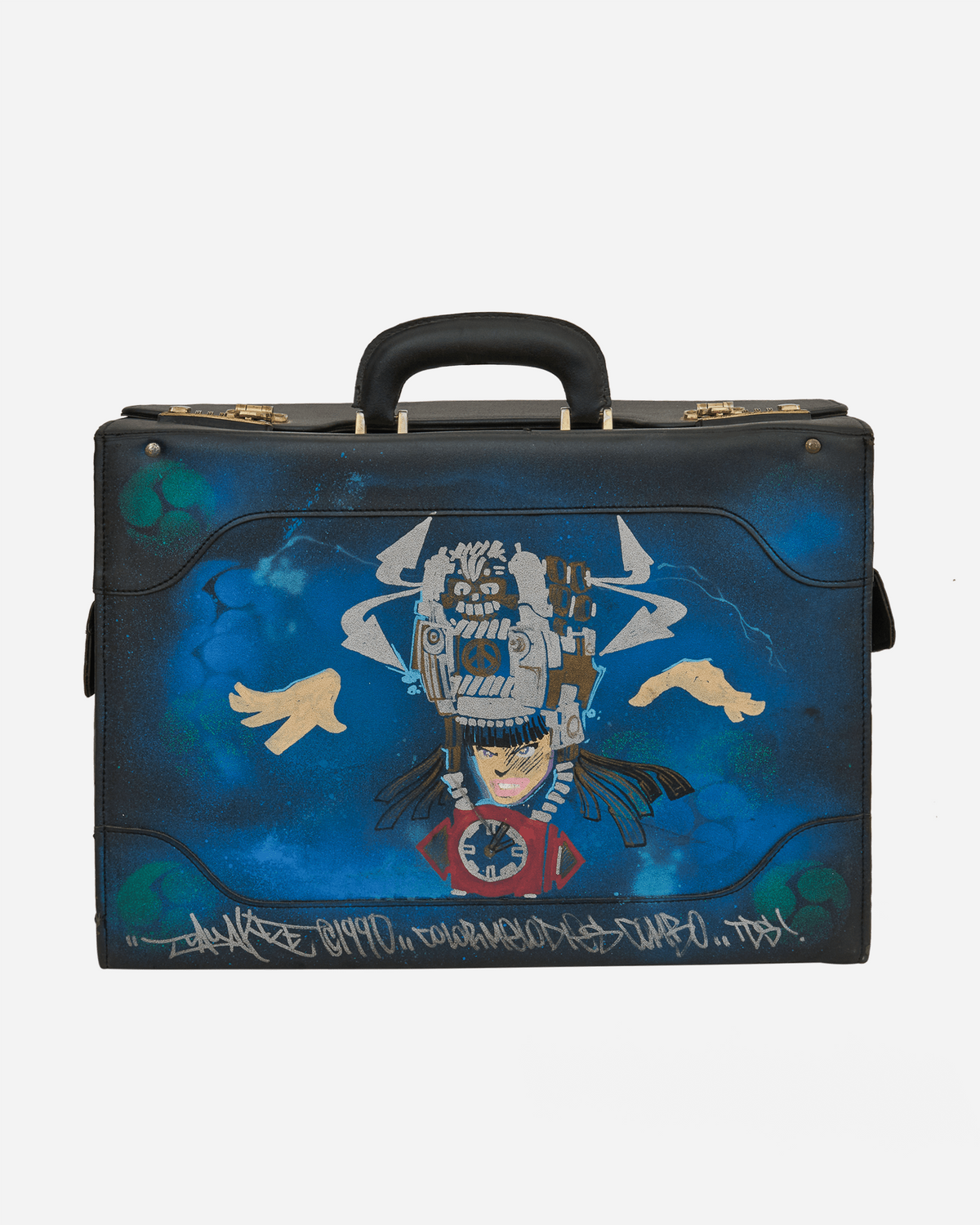 Luca Benini's First Hard Brief Case Bag Black