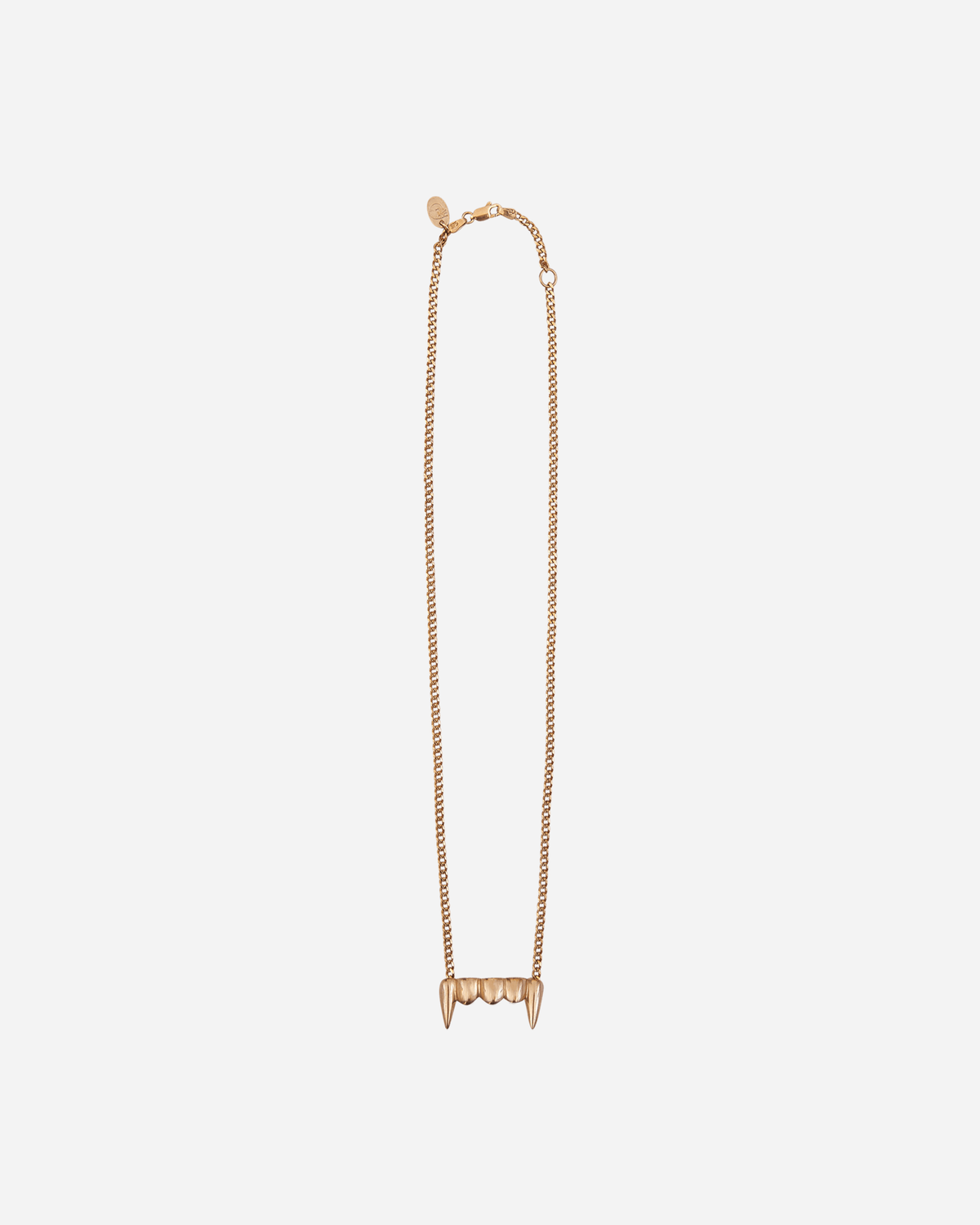 Teeth Necklace Gold
