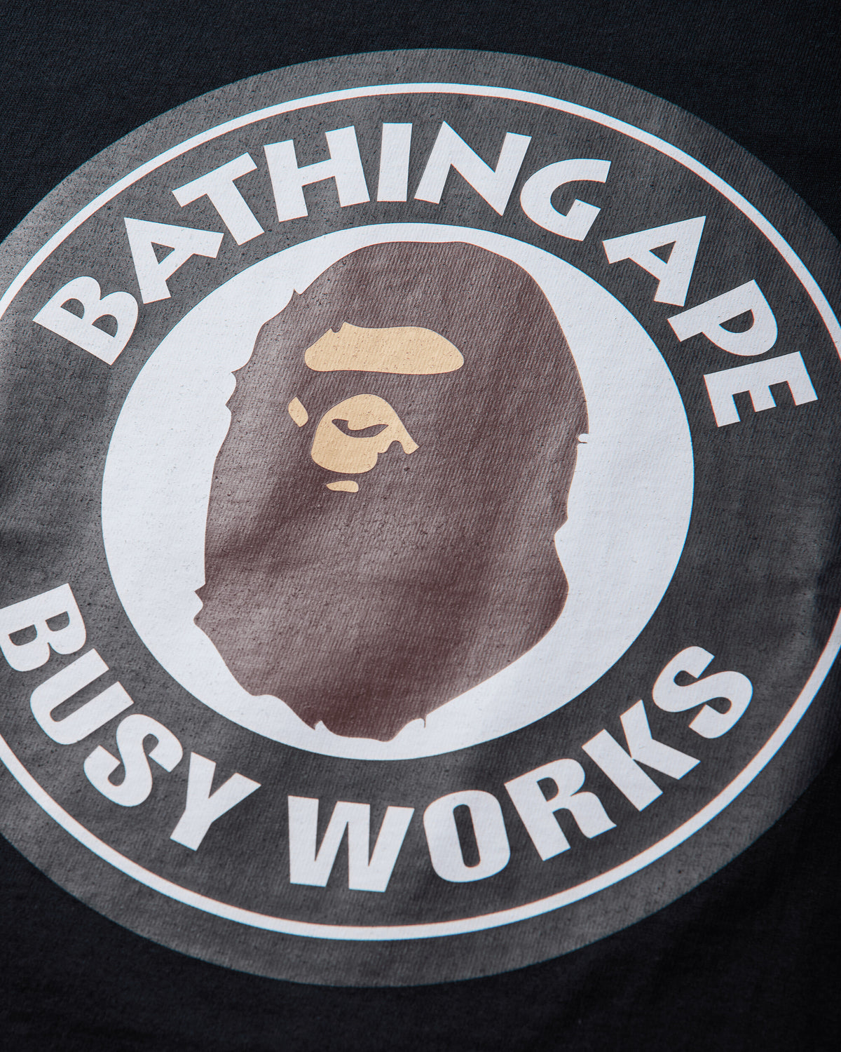 A Bathing Ape Busy Works Tee Black T-Shirts Shortsleeve 1M80110002 BKX