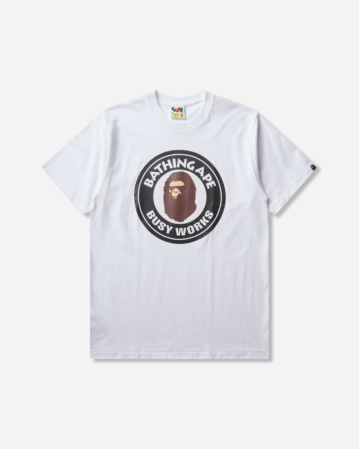 A Bathing Ape Busy Works Tee White T-Shirts Shortsleeve 1M80110002 WHX