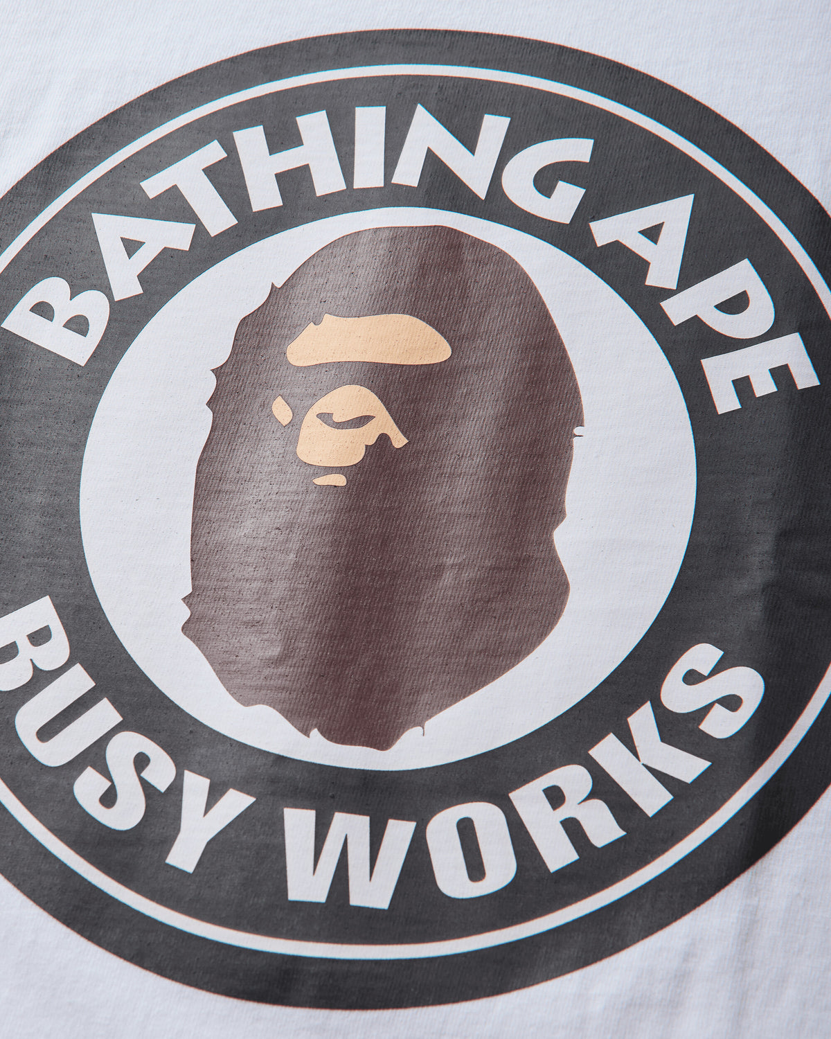 A Bathing Ape Busy Works Tee White T-Shirts Shortsleeve 1M80110002 WHX