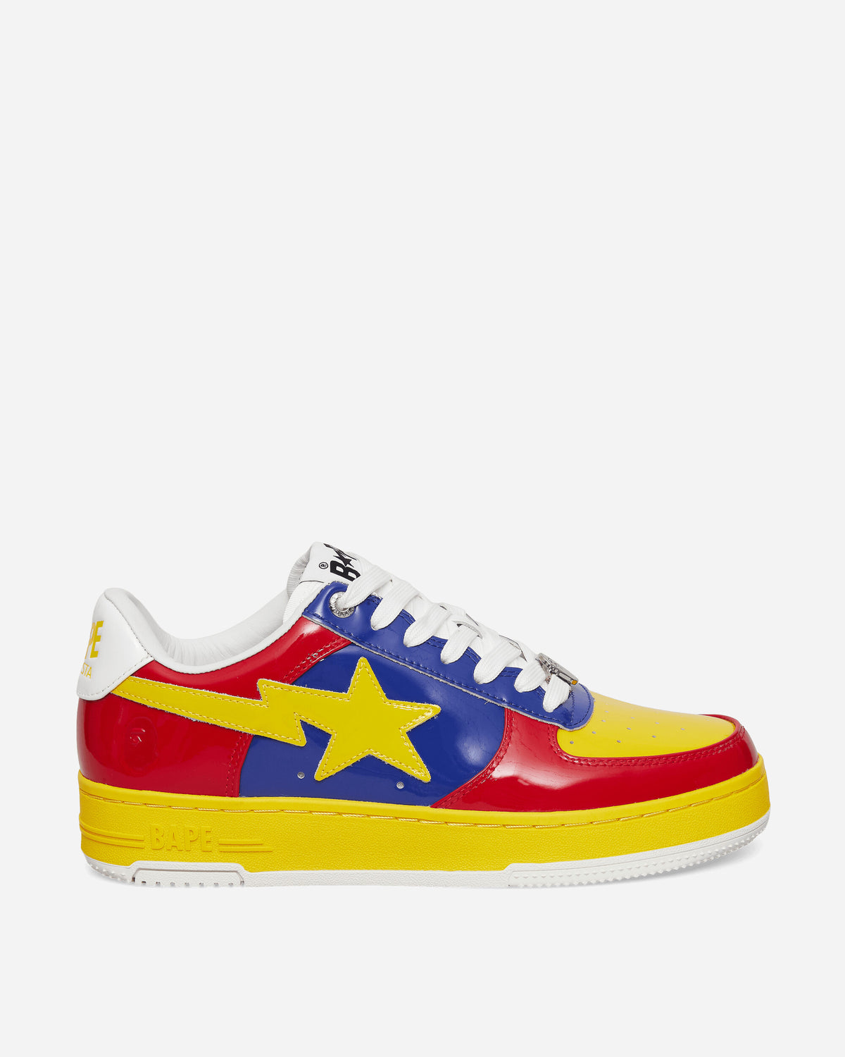 A Bathing Ape Bape Sta #6-4 M2 Red Sneakers Low 1M30191329 RED