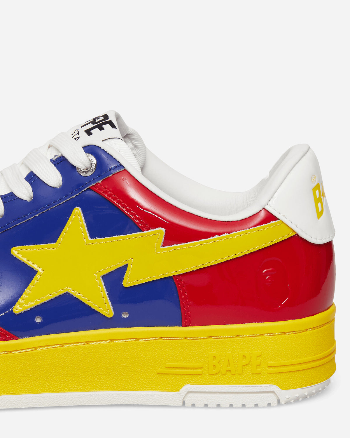 A Bathing Ape Bape Sta #6-4 M2 Red Sneakers Low 1M30191329 RED