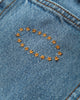 AFB Studded Wide Shorts Blue Shorts Short STUDDEDSHRT BLUE