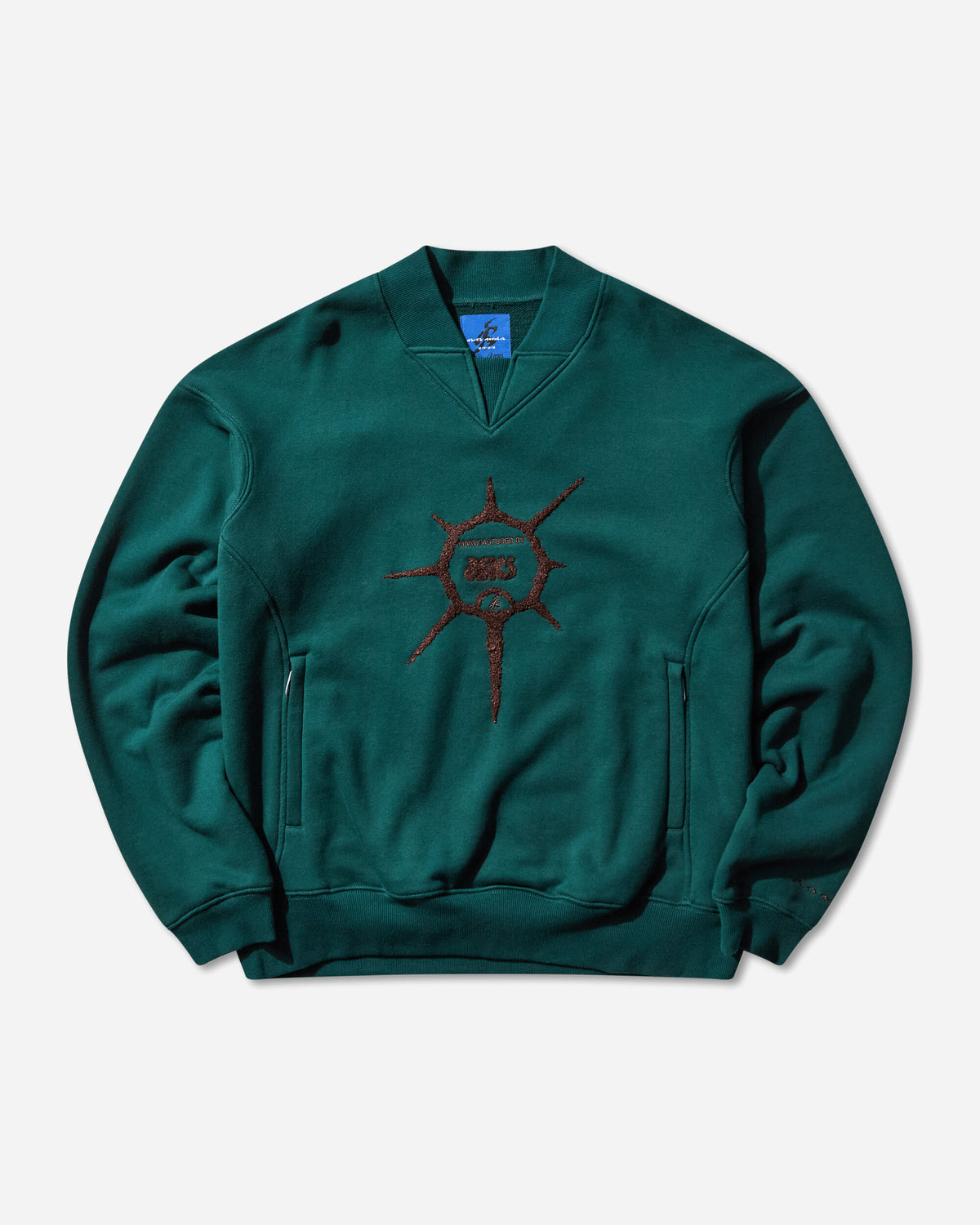 Asics Pyroloi Sweat Shirt Teal Knitwears Sweaters 2203A327-401