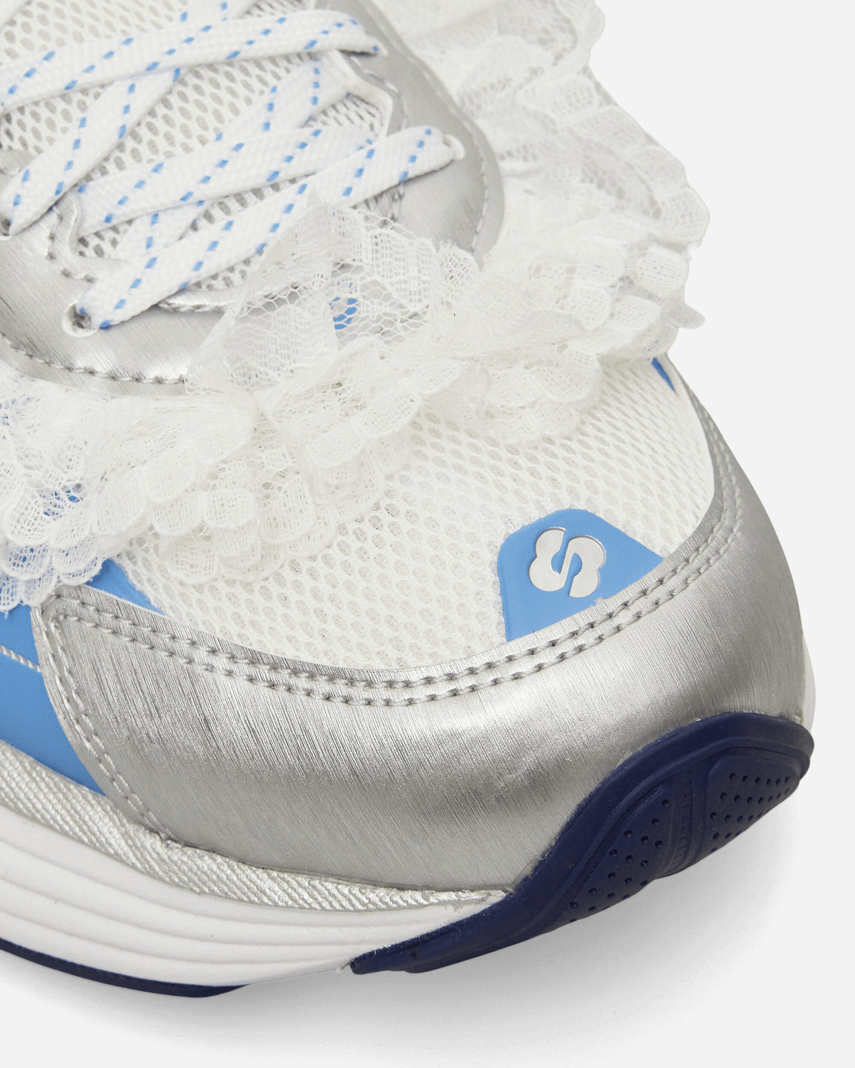 Asics Gel-Kinetic Fluent White/Dive Blue Sneakers Low 1203A822-101