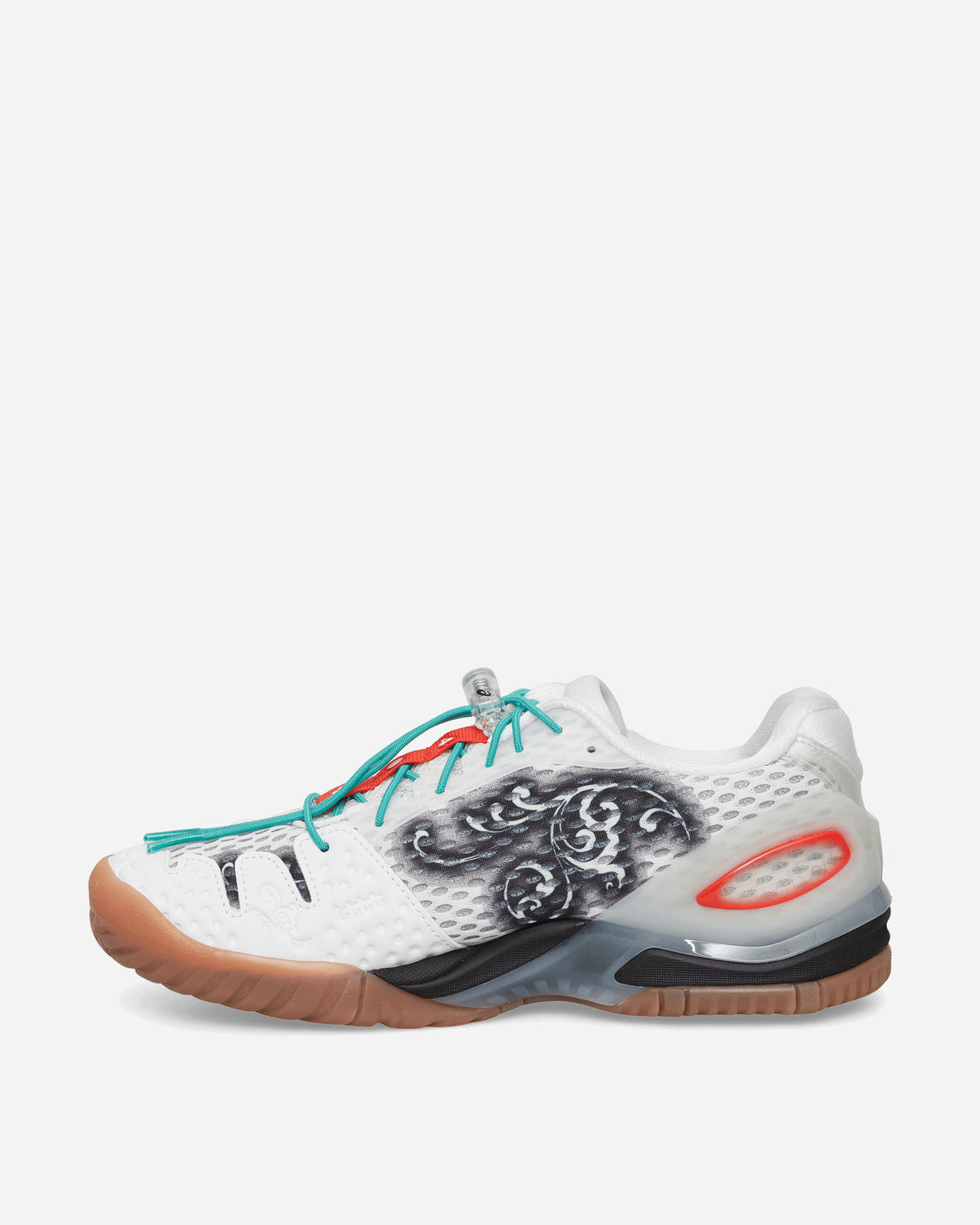 Asics Gel-Resolution 5 White/Red Sneakers Low 1203B448-100