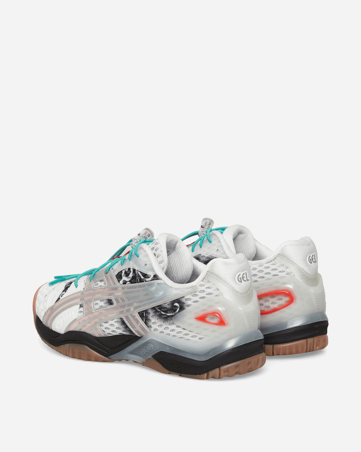 Asics Gel-Resolution 5 White/Red Sneakers Low 1203B448-100