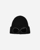 C.P. Company Extrafine Merino Wool Goggle Beanie BLACK Hats Beanies RFCMAC742A-005509A 999