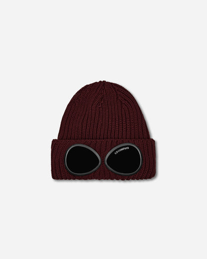 C.P. Company Extrafine Merino Wool Goggle Beanie ANDORRA Hats Beanies 21CMAC742A-005509A 592