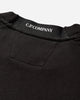 C.P. Company Diagonal Raised Fleece Crewneck Lens Sweatshirt BLACK Sweatshirts Crewneck RCCMSS713A-005086W 999