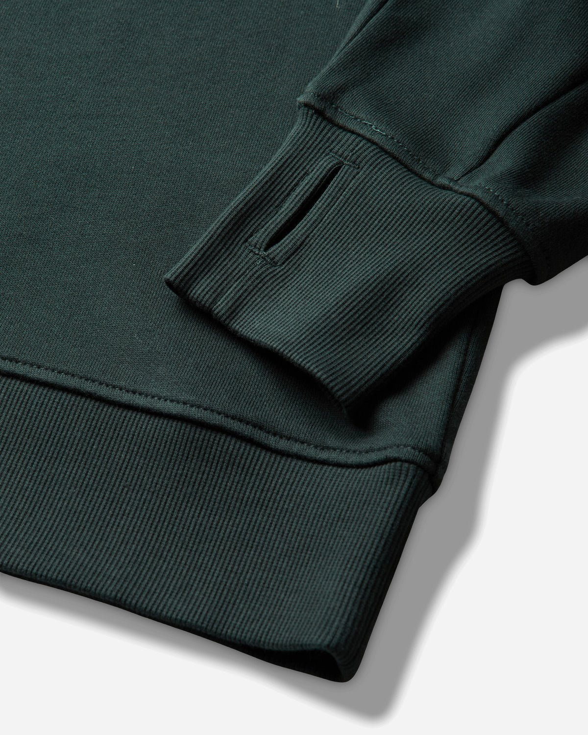 C.P. Company Diagonal Raised Fleece Half Zip Lens Sweatshirt PONDEROSA PINE Sweatshirts Crewneck 21CMSS033A-005086W 697