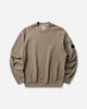C.P. Company Sweatshirts Crew Neck In Brushed Emerized Diagonal Fleece Fallen Rock Sweatshirts Crewneck 21CMSS192A-006614G 356