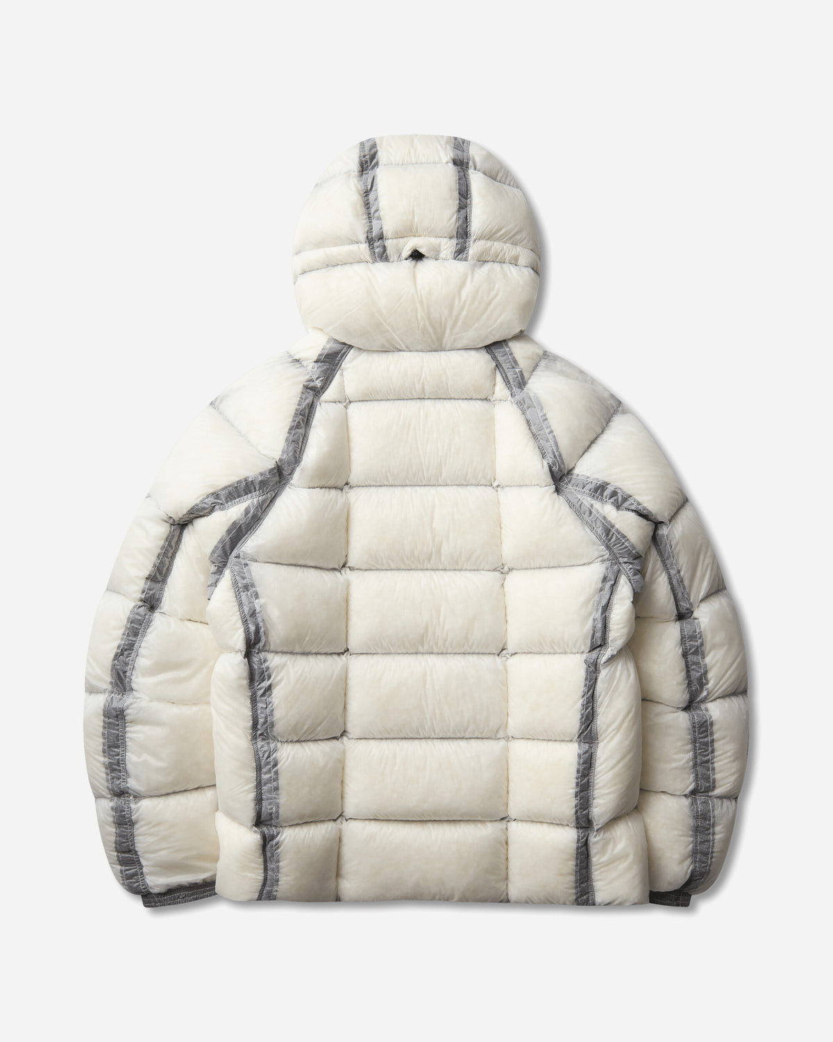 C.P. Company D.D. Shell Hooded Down Jacket GAUZE WHITE Coats and Jackets Down Jackets RFCMOW702A-110416A 103