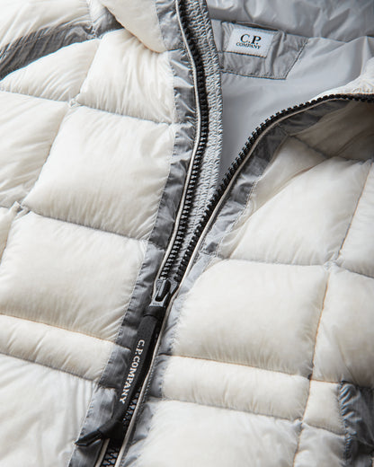 C.P. Company D.D. Shell Hooded Down Jacket GAUZE WHITE Coats and Jackets Down Jackets RFCMOW702A-110416A 103