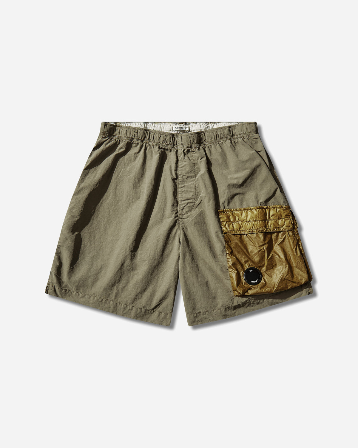 C.P. Company Beachwear Boxer In Flatt Nylon Dried Herb Swimwear Swim Trunks 20CMBW264A-006252M 644