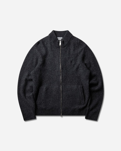 Carhartt WIP Curtis Sweater Jacket Tangled Black Knitwears Cardigans I037033 3Z8XX