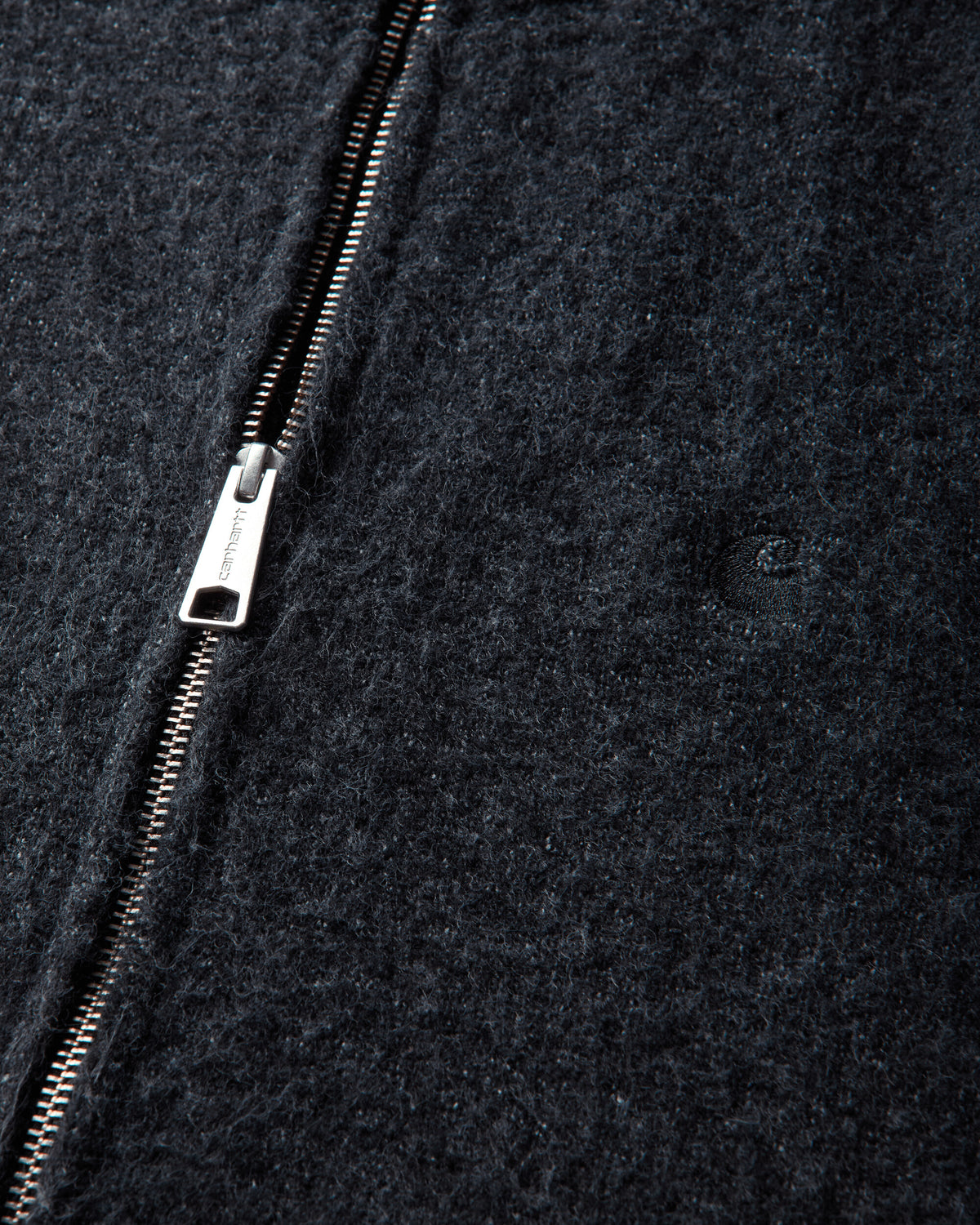 Carhartt WIP Curtis Sweater Jacket Tangled Black Knitwears Cardigans I037033 3Z8XX