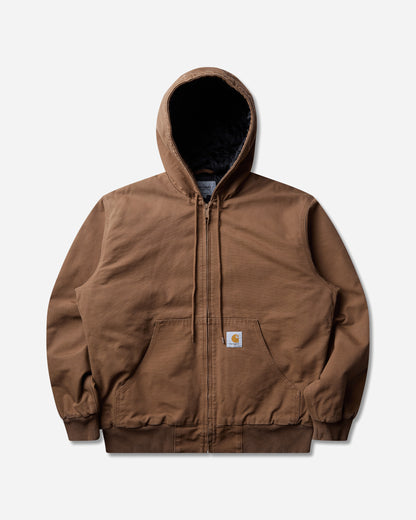 Carhartt WIP Og Active Jacket WIP H Brown Coats and Jackets Jackets I037584 3TG4O