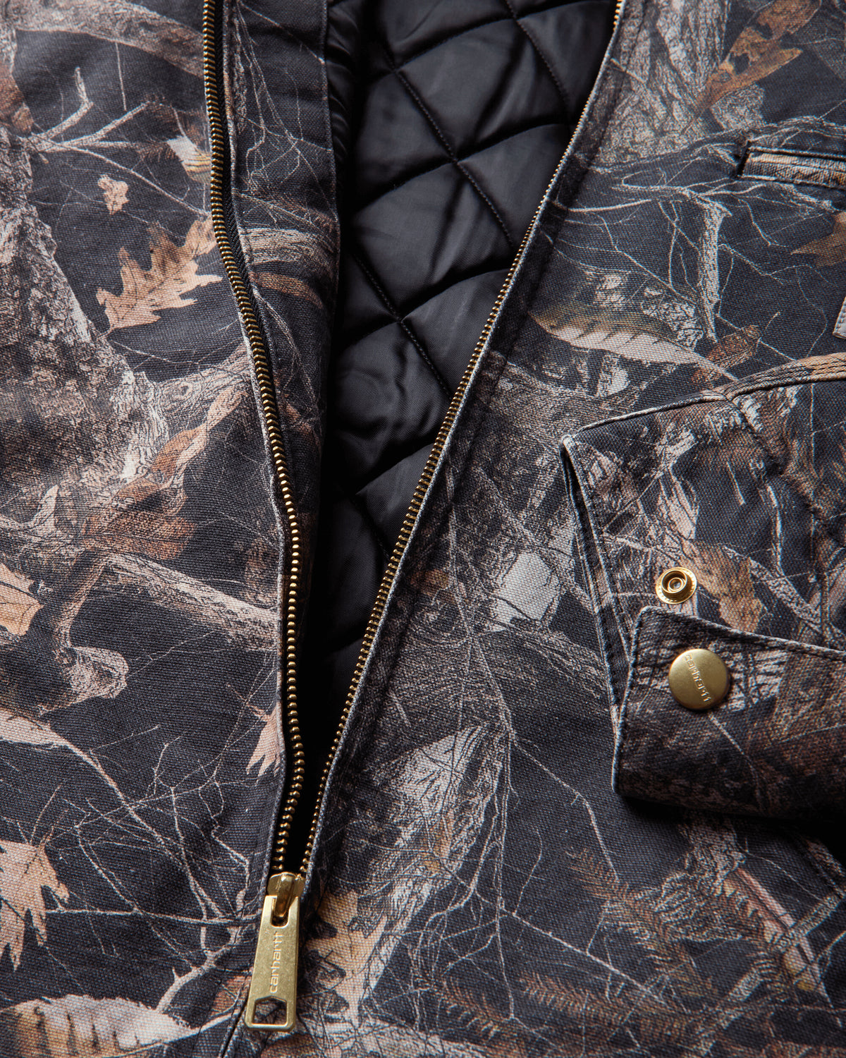 Carhartt WIP Og Detroit Jacket Camo Feather Tree/Black Coats and Jackets Jackets I035614 3X860