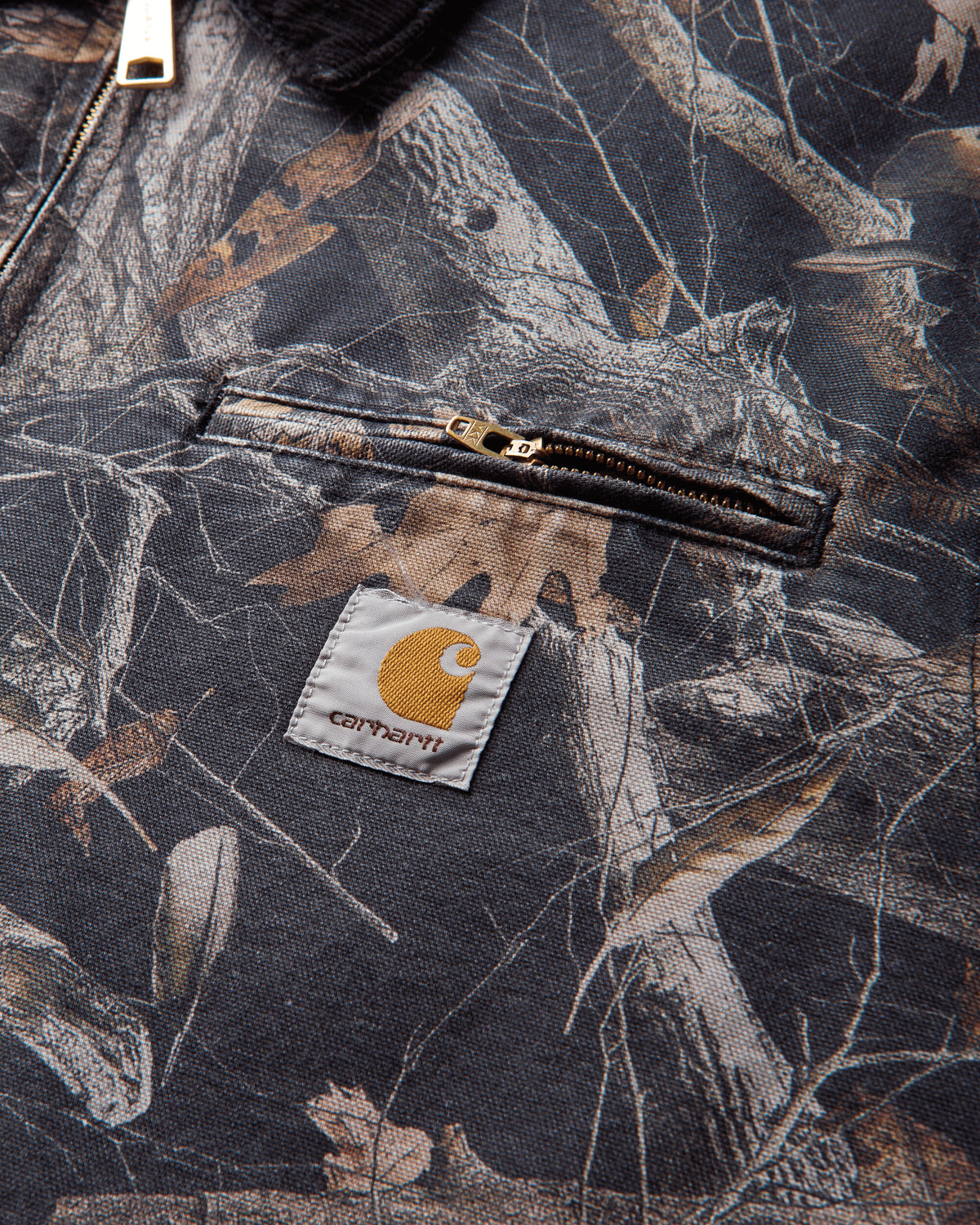 Carhartt WIP Og Detroit Jacket Camo Feather Tree/Black Coats and Jackets Jackets I035614 3X860