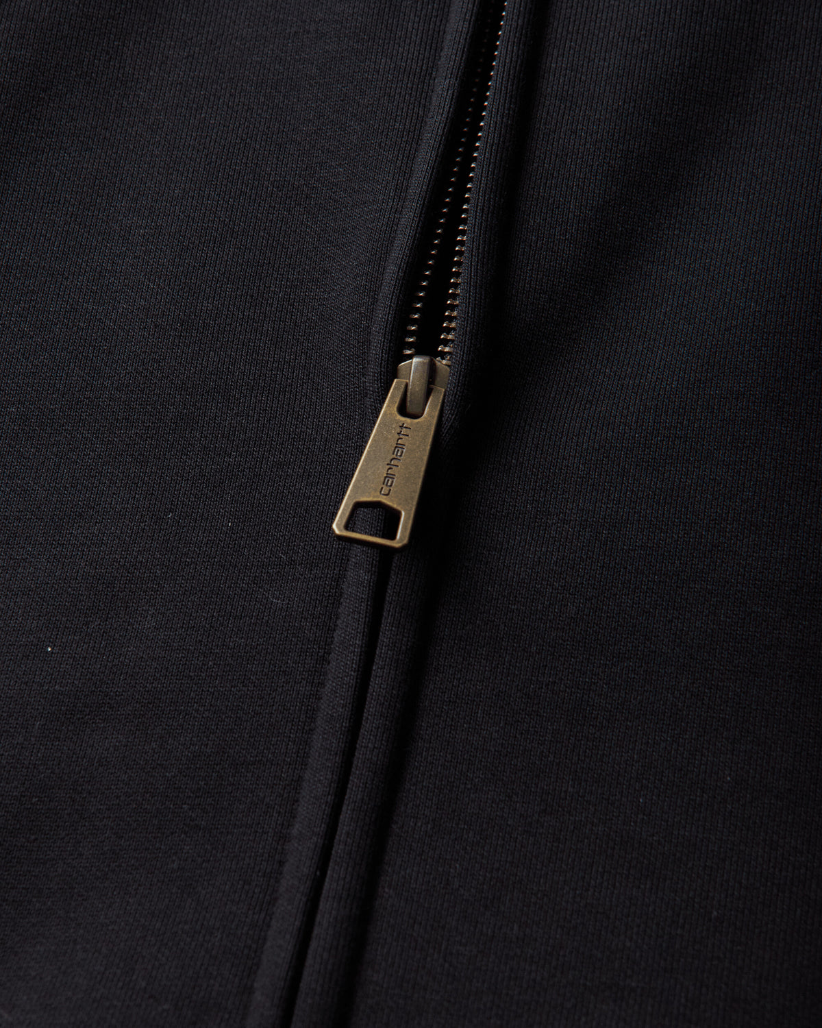 Carhartt WIP Hooded Chase Jacket Black/Gold Sweatshirts Zip-Ups I033664 00FXX