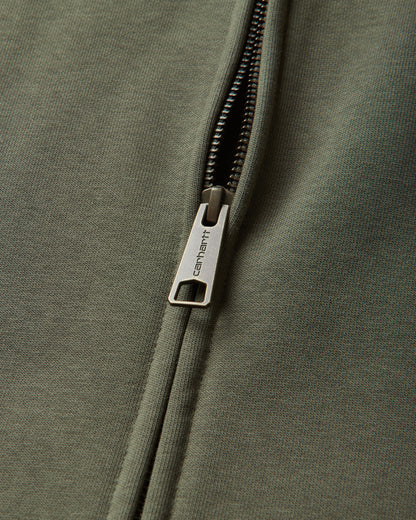 Carhartt WIP Hooded Chase Jacket Leaf/Gold Sweatshirts Zip-Ups I033664 3LRXX