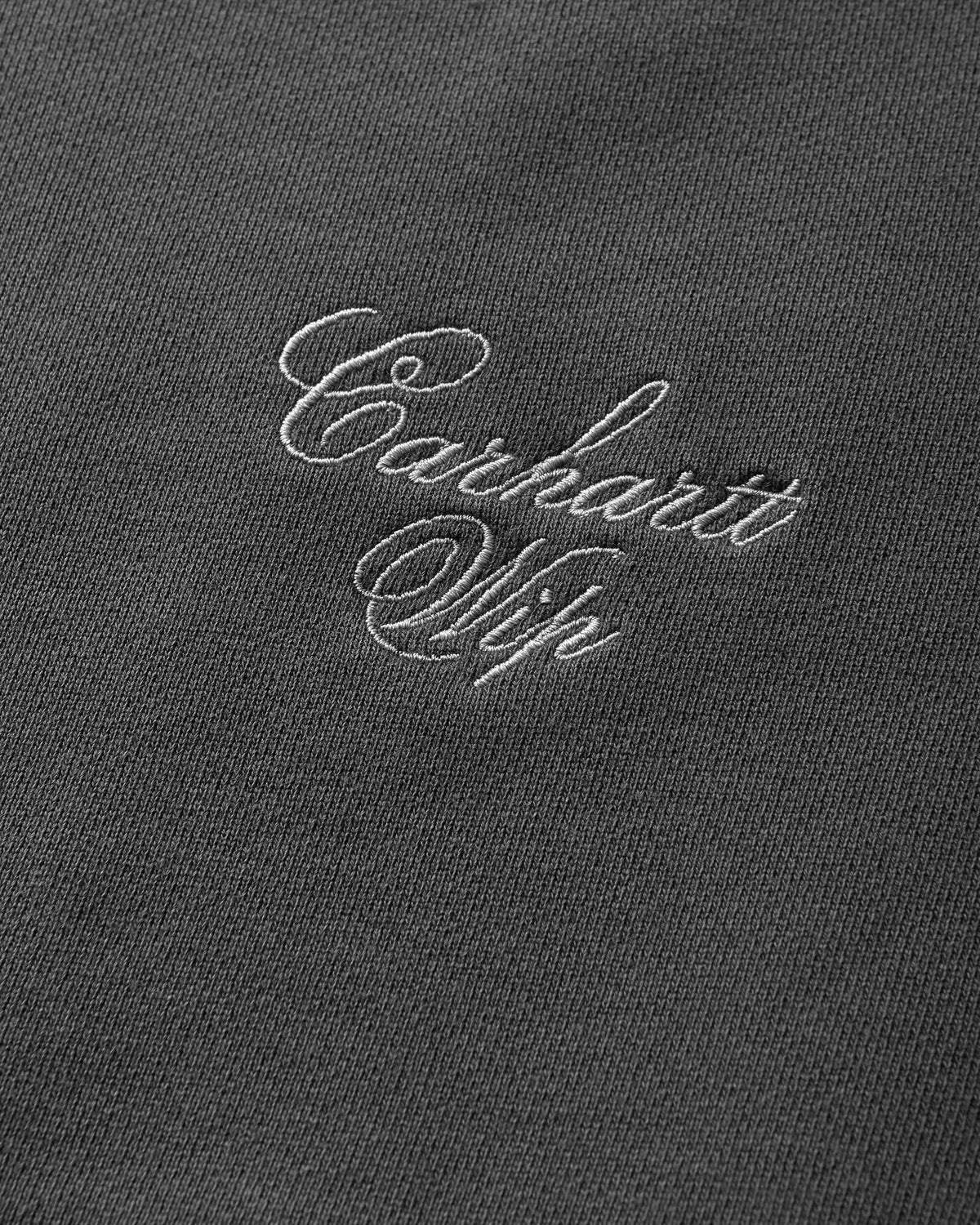 Carhartt WIP Longhand Bomber Black/White Sweatshirts Zip-Ups I036864 0D2GD