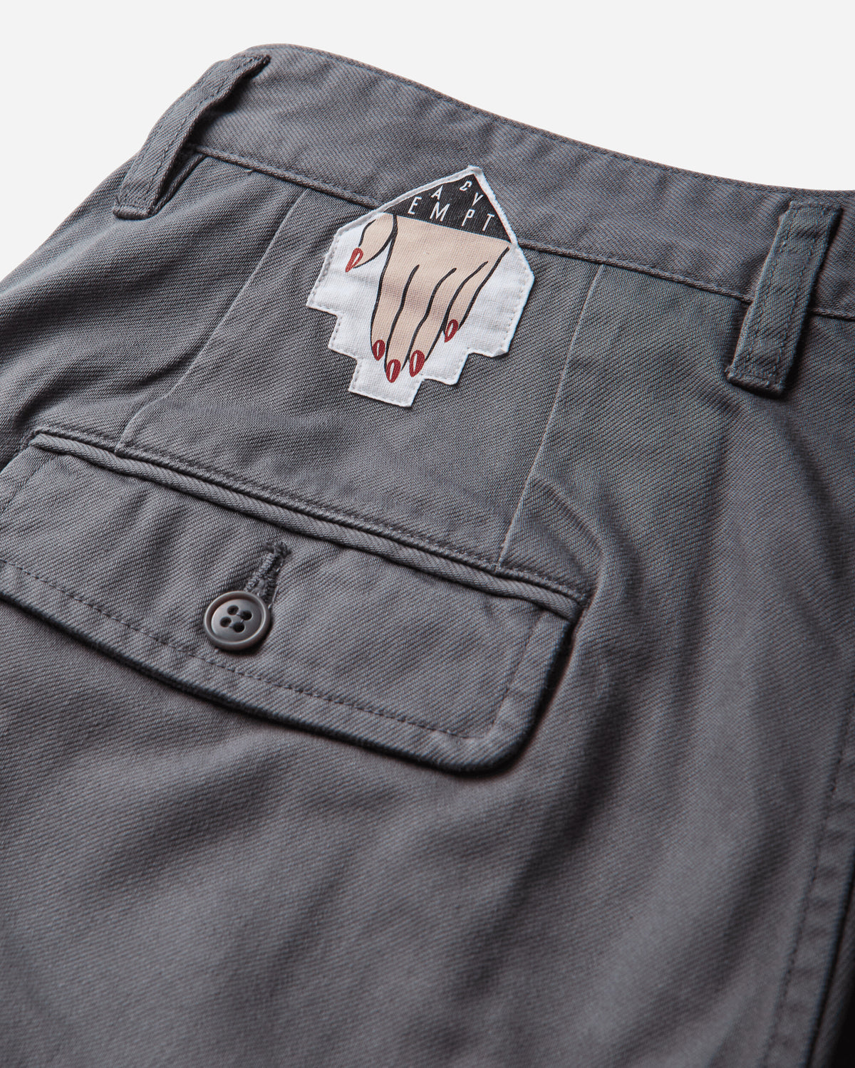 Cav Empt Two Tuck Shorts Grey Shorts Short CES29PT13 GREY