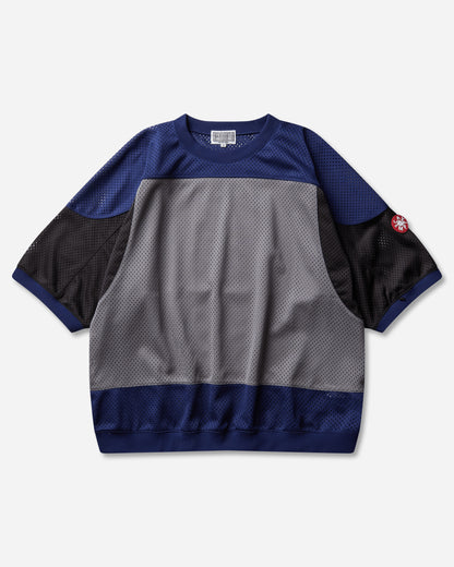 Cav Empt Md Temporal Distortion Mesh Ss Top Navy Navy T-Shirts Shortsleeve CES30CS23 NAVY