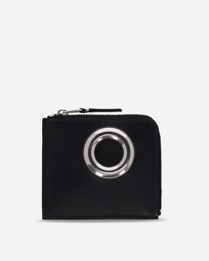 Comme Des Garçons Wallet Wallet / Silver Eyelet Black Wallets and Cardholders Wallets SA3100SE 1