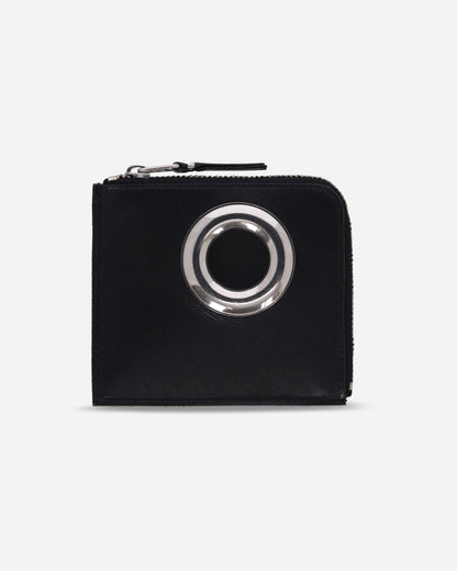 Comme Des Garçons Wallet Wallet / Silver Eyelet Black Wallets and Cardholders Wallets SA3100SE 1