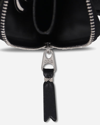 Comme Des Garçons Wallet Wallet / Silver Eyelet Black Wallets and Cardholders Wallets SA3100SE 1