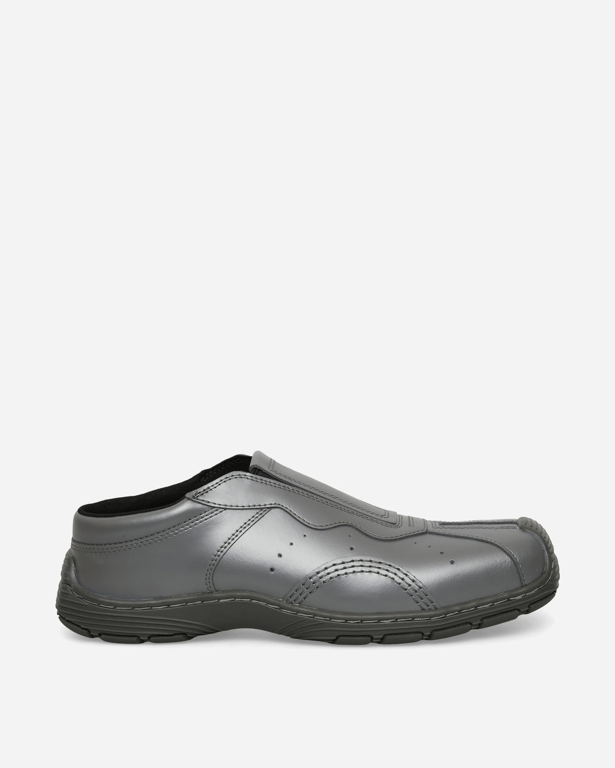 Dr. Martens Aurix Slip On Gunmetal Satin Finish Leather Sneakers Slip-On 42292020