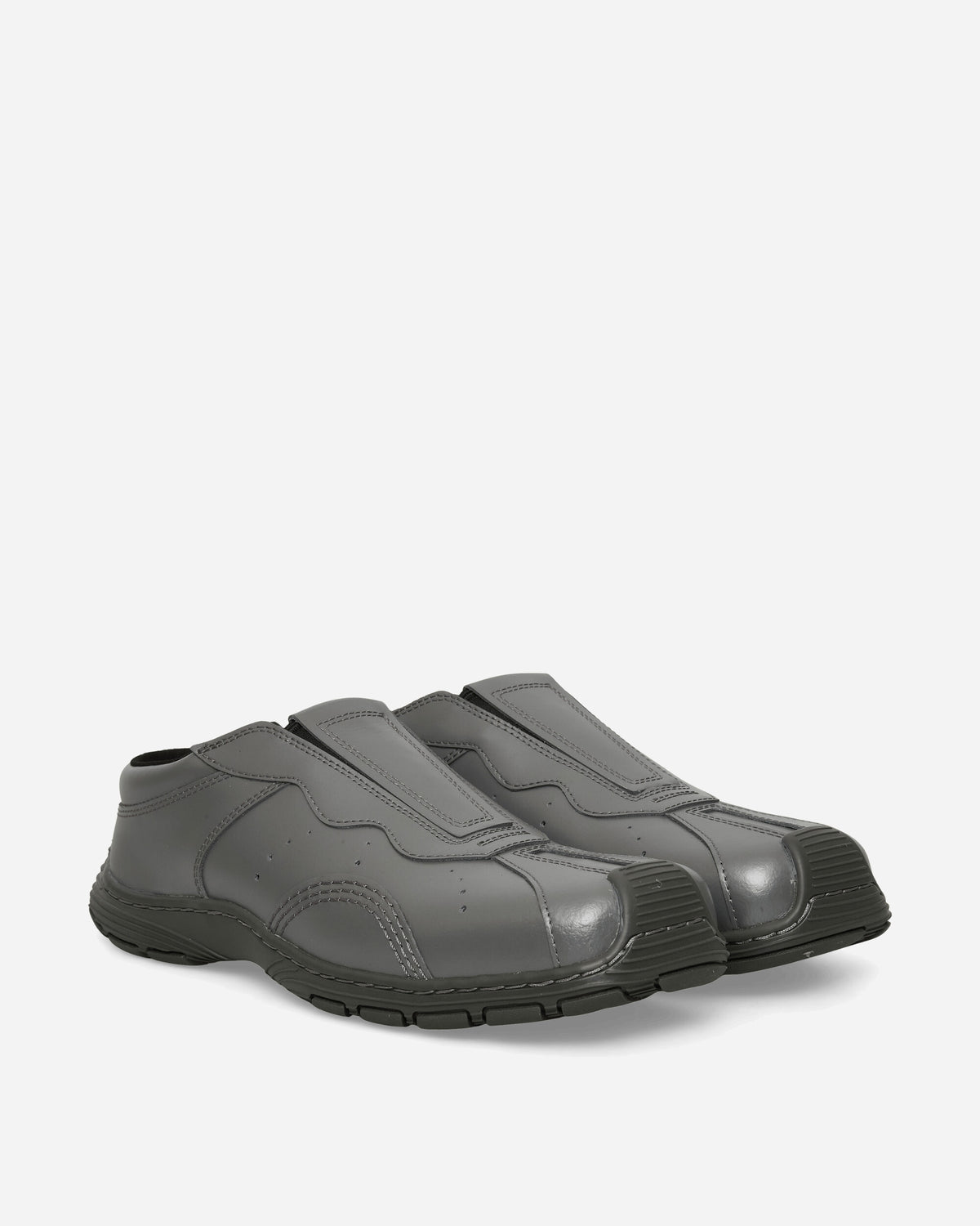Dr. Martens Aurix Slip On Gunmetal Satin Finish Leather Sneakers Slip-On 42292020