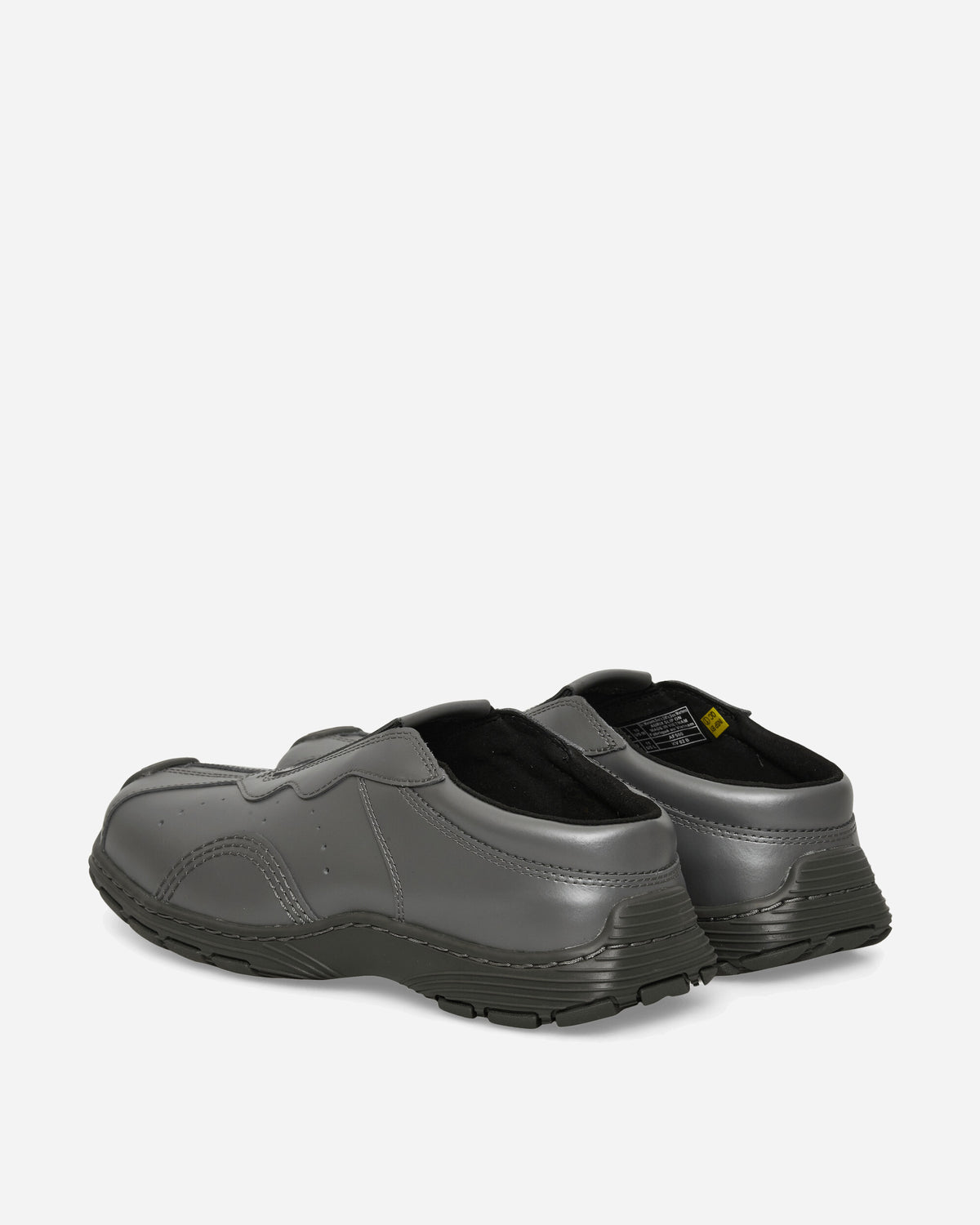 Dr. Martens Aurix Slip On Gunmetal Satin Finish Leather Sneakers Slip-On 42292020
