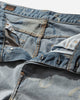 Evisu Ht Ao Seagull Jacquard Denim Shorts Allover Indigo Shorts Denim Short 2ESHTM6DS1055 INDA