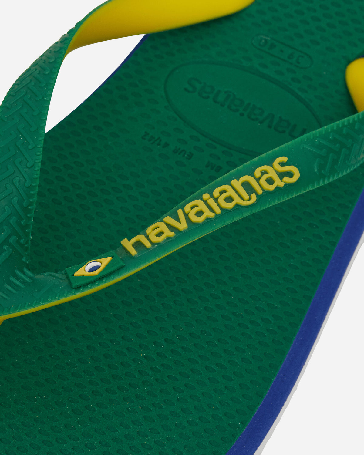 Havaianas Hav Brasil Twist Green Sandals and Slides Flip Flops 4149927-2703 2703