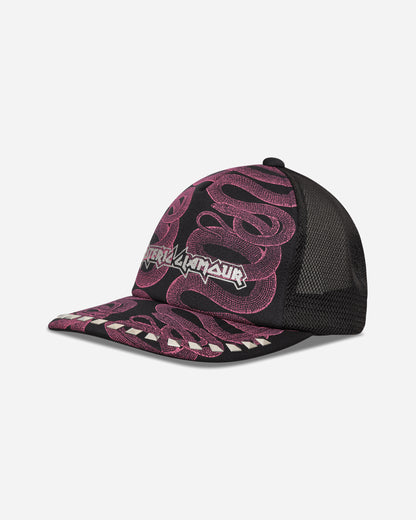 Hysteric Glamour Wmns Snake Loop Studded Mesh Cap Black Hats Caps 01263QH02 96