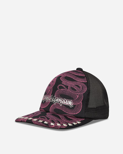 Hysteric Glamour Wmns Snake Loop Studded Mesh Cap Black Hats Caps 01263QH02 96