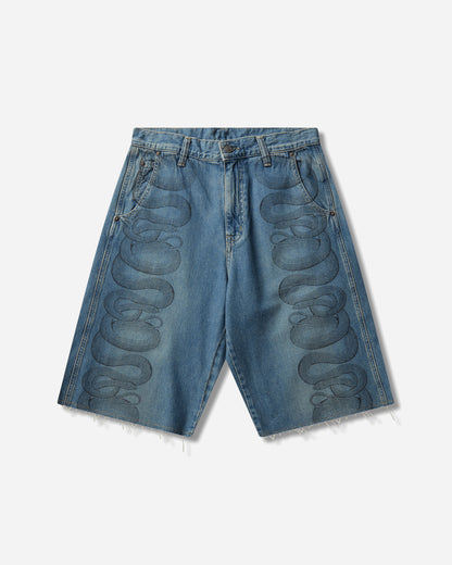 Hysteric Glamour Snake Loop Denim Shorts Indigo Shorts Denim Short 02261AM04 44