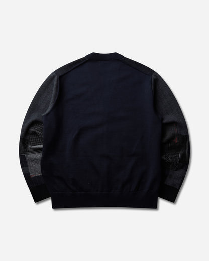 Junya Watanabe MAN Men'S Sweater Navy Knitwears Cardigans WR-N010-W26 1