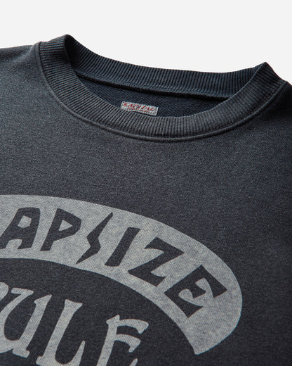 KAPITAL Swt Knit Crew Swt(Kapsize Rule) Black Sweatshirts Crewneck K2511LC160 BLACK