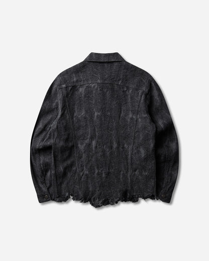 KAPITAL 12Oz Magpie Denim 3Rd Jkt Black - Black Coats and Jackets Denim Jackets K2503LJ024 BLKXBLK