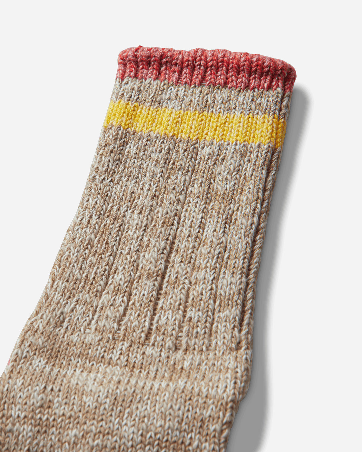 KAPITAL 60 Yarns Ivy Rainbowy Happy Heel-Hold Socks Beige - Pink Underwear Socks K2504XS534 BEIGEXPINK