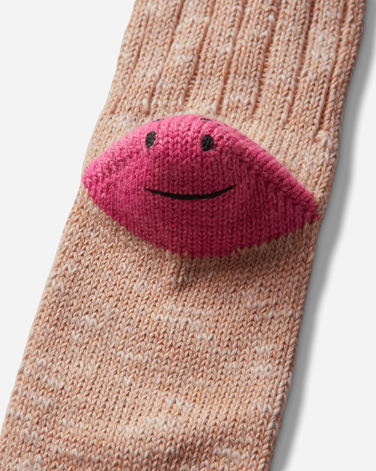 KAPITAL 60 Yarns Ivy Rainbowy Happy Heel-Hold Socks Orange - Pink Underwear Socks K2504XS534 ORANGEXPINK