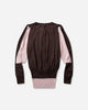 Kiko Kostadinov Wmns Corella Double Sleeve Jumper Mahogany Knitwears Cardigans KKWAW26KN01 83